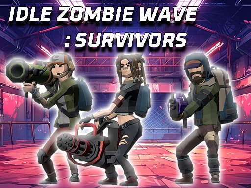 Idle Zombie Wave - Free online Shooting game, play instantly in browser, HTML5 web game