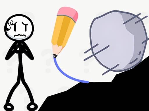Stickman Rescue Draw 2 Save - Free online Puzzle game, play instantly in browser, HTML5 web game
