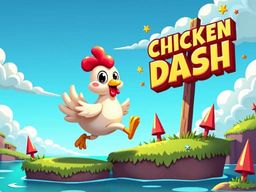 Chicken Dash - Free online Hypercasual game, play instantly in browser, HTML5 web game