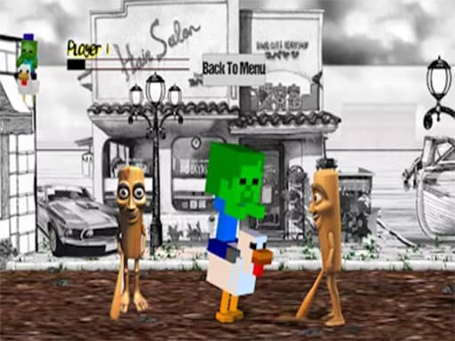 Chicken Jockey Tung Tung Sahur Fight - Free online Adventure game, play instantly in browser, HTML5 web game